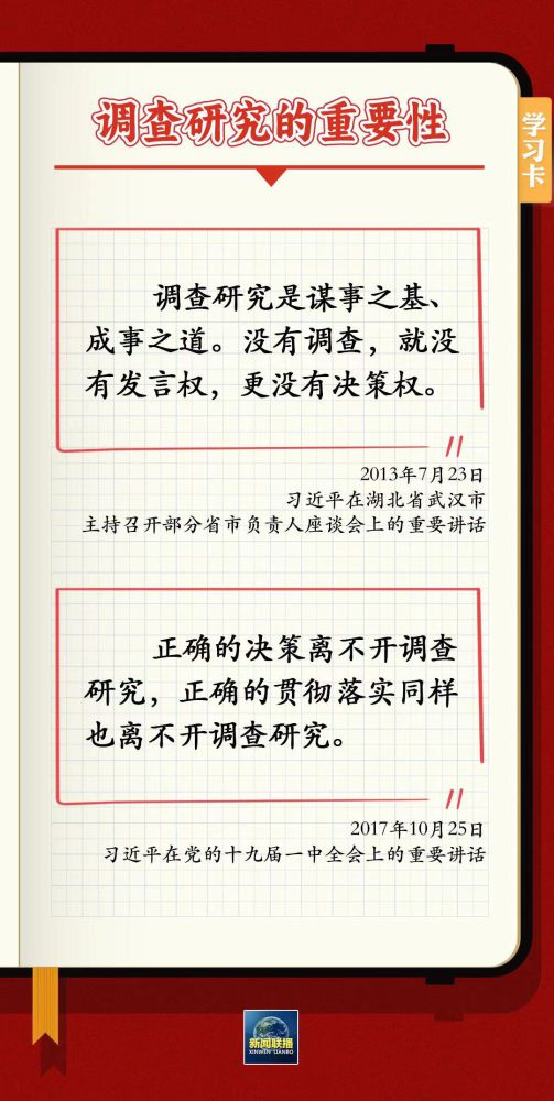 學習卡丨如何深入調查研究？跟總書記學習&ldquo;五字訣&rdquo;