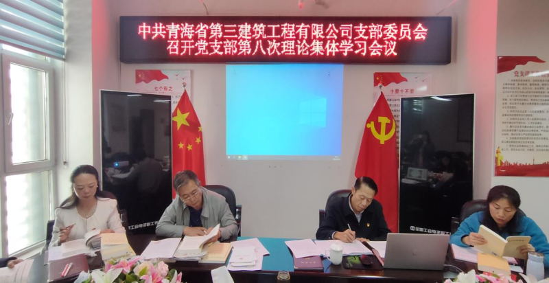 三建公司黨支部召開第八次理論集體學習會 ----集團黨委委員、紀委書記講主題教育專題黨課