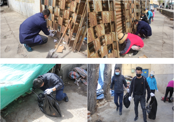 中共青海省第三建筑工程有限公司支部委員會(huì)開展&ldquo;黨旗領(lǐng)航，愛衛(wèi)同行&rdquo;主題黨日活動(dòng)